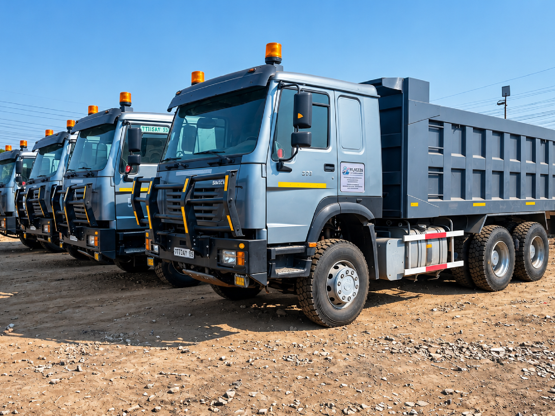 Camion MYDJEZE sur un site minier
